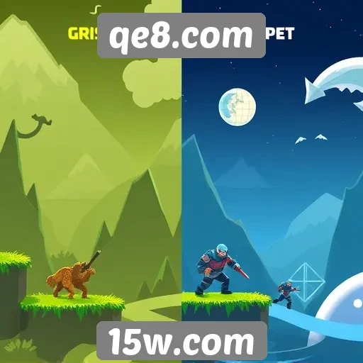 Comparativo de gráficos e jogabilidade em qe8.com