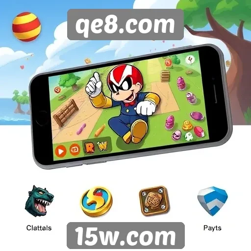 Compatibilidade móvel no site de jogos qe8.com